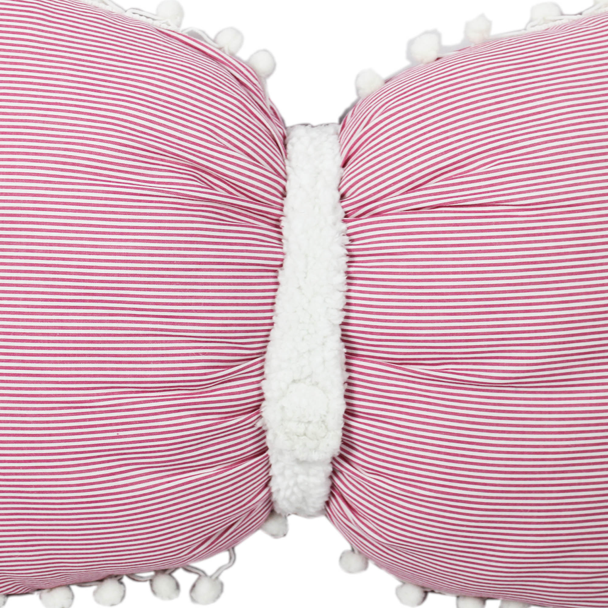 Pink & White Cushion